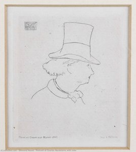 Porträt Von Charles Baudelaire Mit Tuba — Édouard Manet