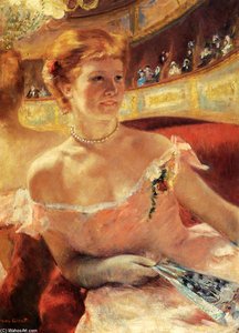 Woman With A Pearl Necklace — Mary Stevenson Cassatt