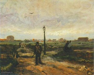 Outskirts Of Paris 2 — Vincent Willem Van Gogh