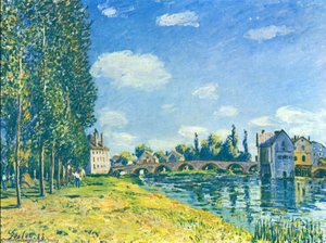 The Straw Rent — Alfrēd Sīsli, Impressionism