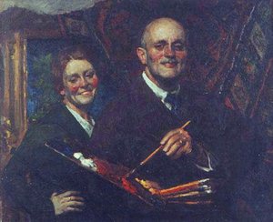 Self-portrait With Wife — Igor Emmanuilovich Grabar