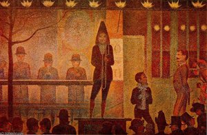 Parade De Cirque, Metropolitan — Žorž Seurat, Post-impressionism