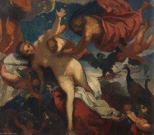 The Origin Of The Milky Way (after Jacopo Tintoretto) — Sir William George Gillies