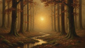 Ethereal Convergence In Gold: A Tonalist Study Of Silent Light — Lucie Rolland