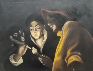 An Allegory (fábula) - El Greco — El Greco