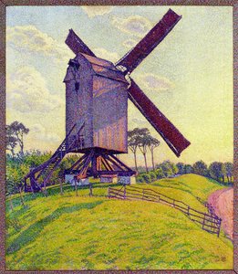 The Mill At Kelf — 테오 반 라이스베르헤, Pointillist Impressionism
