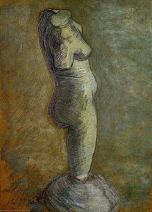 Plaster Statuette Of A Female Torso — Vincent Willem Van Gogh