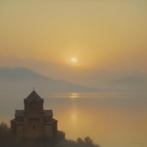 Eternal Radiance: The Monastic Solitude In Amber Haze — Pierre Richard