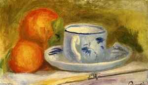 Glas Och Apelsiner — Pierre-auguste Renoir