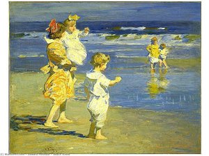 Beach Scene — Edward Henry Potthast