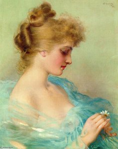 He Loves Me, He Loves Me Not — Vittorio Matteo Corcos