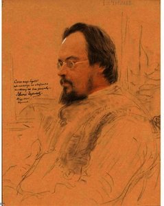 Portrait Of Writer Yevgeny Nikolayevich Chirikov — Ilya Yefimovich Repin