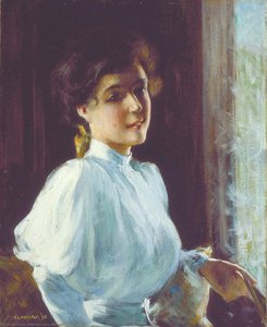 A Young Woman — Willard Leroy Metcalf