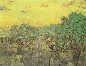La Recolte Des Olives — Vincent Van Gog, Post-impressionism