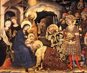 Adoration Of The Magi (detail) — Gentile Da Fabriano