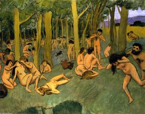 An Earthly Paradise — Federіко Зандромеґні, Post-impressionism