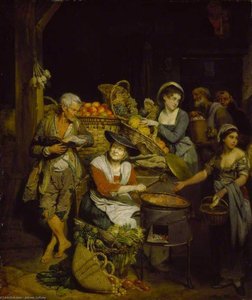 A Florentine Fruit Stall — Johann Zoffany