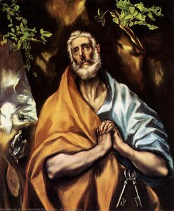 St Peter In Penitence — El Greco