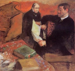 Pagan And Degas' Father — Хилари Жермен Едгар Дегас, Impressionism