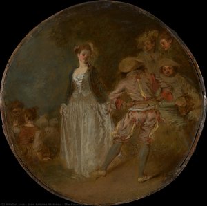 The Country Dance — Jean-antoine Watteau