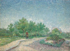 Lane In Voyer D'argenson Park At Asnieres 2 — Vinsentas Van Gogas, Post-impressionism