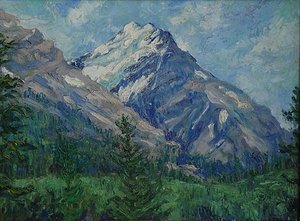 Mt. Victoria, (painting) — Mary Agnes Yerkes