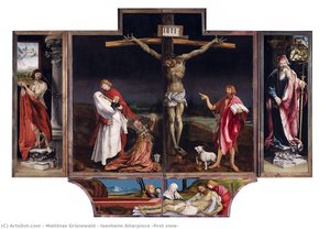 Isenheim Altarpiece (first View) — Matthias Grünewald