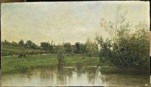 Un Coin De Normandie — Charles-françois Daubigny
