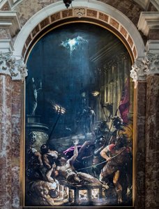 The Martyrdom Of St. Lawrence — Titian Ramsay Peale Ii