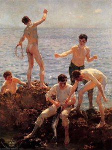 Lovers Of The Sun (also Known As Midsummer Morning) — Henry Scott Tuke