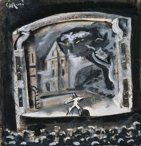The Theatre — Mario Sironi