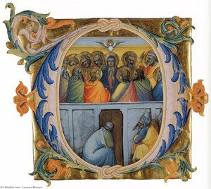 Antiphonary (cod. Cor. 1, Folio 111v) — Lorenzo Monaco