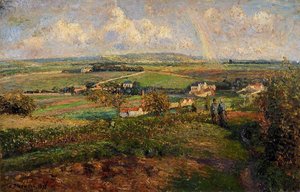 Rainbow, Pontoise — Camille Pissarro