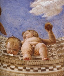 Ceiling Oculus (detail) — Andrea Mantegna