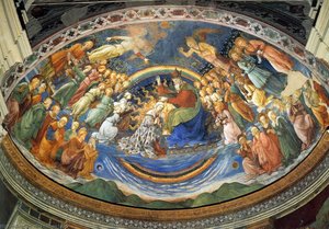 Königliche Krönung Der Jungfrau Maria — Filippo Lippi