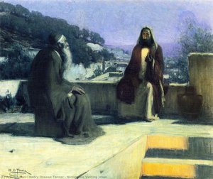 Nicodemus Visiting Jesus — Henry Ossawa Tanner