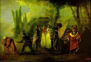 Satire On Physicians — Jean-antoine Watteau