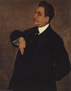 Portrait Of Vladimir Girshman — Valentin Alexandrovich Serov