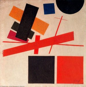 Suprematism. Nonobjective Composition — Kazimir Malevich
