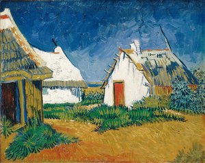 White Cottages At Saintes-maries — Vincent Willem Van Gogh
