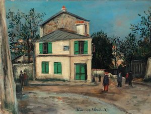 The pink house in Montmartre