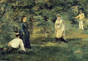 Croquet — Édouard Manet, Impressionismo