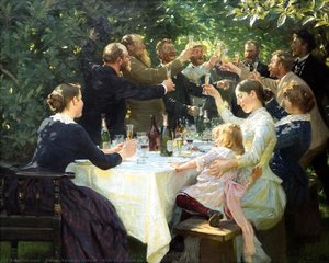 Hip, Hip, Hurrah! — Peder Severin Kroyer