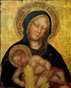 Madonna With Child Gentile Da Fabriano — Gentile Da Fabriano
