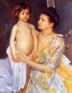 Giuliano Essiccato Dalla Madre — Mary Stevenson Cassatt