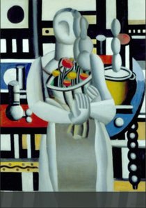 Donna Con Un Bouquet Di Fiori — Fernand Léger
