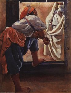Morocco. Figure In The Doorway — Zinaida Serebriakova