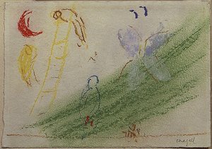The Jacob's Dream — Marc Chagall