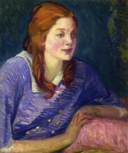 Carol With Red Curls — John French Sloan