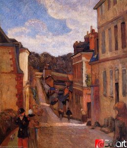 Rue Jouvenet, Rouen — Eugène Henri Paul Gauguin